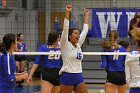 VB vs WSU  Wheaton Women's Volleyball vs Worcester State University. - Photo by Keith Nordstrom : Wheaton, Volleyball